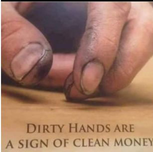 dirty hands