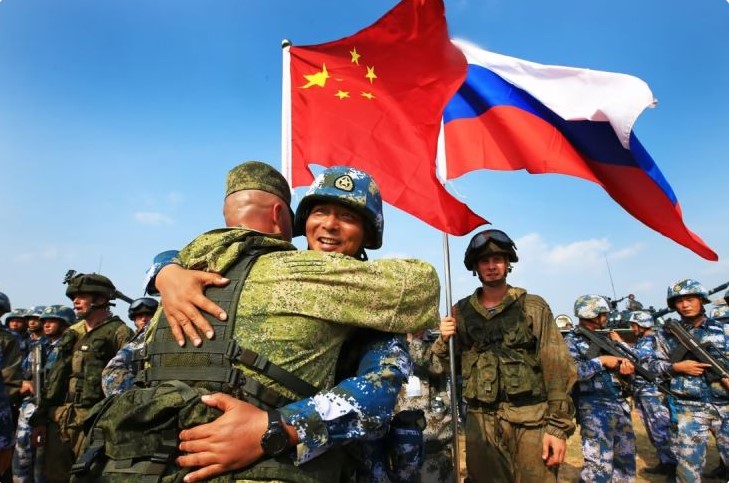 Tentara Rusia-China-Xinhua