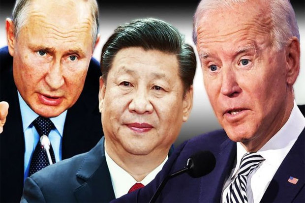 Vladimir Putin-Joe Biden-Xi Jin Ping. Sumber foto : www.sindonews.com