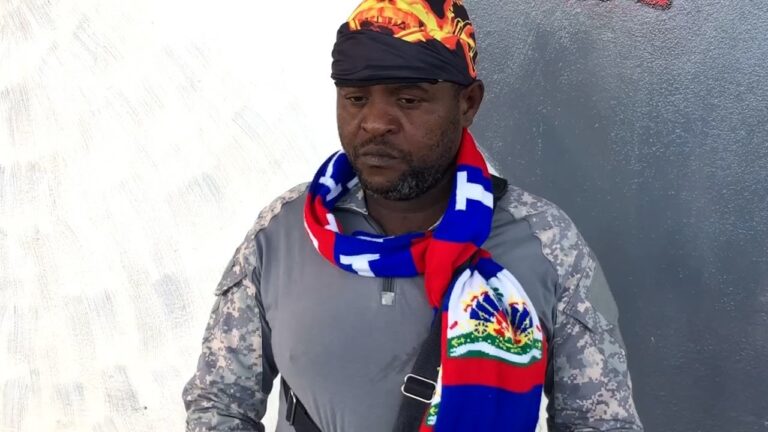 Gang leader in Haiti, Jimmy “Barbecue” Chérizier