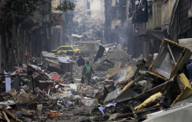 Kerusakan di Suriah (AFP Photo)