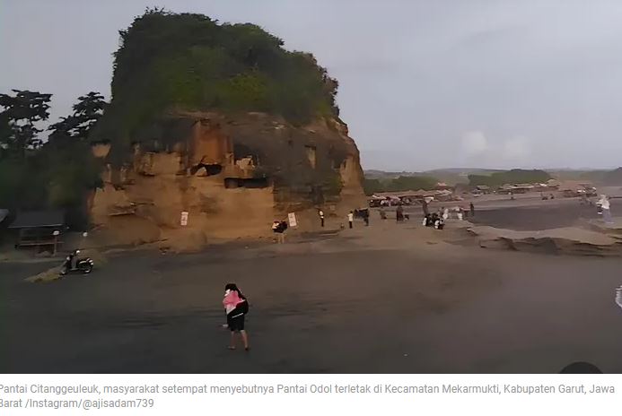 Pantai Odol Citanggeuleuk, Garut, Jawa Barat