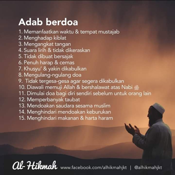 Adab berdoa