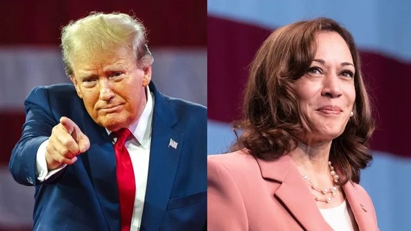 Trump-Kamala Harris